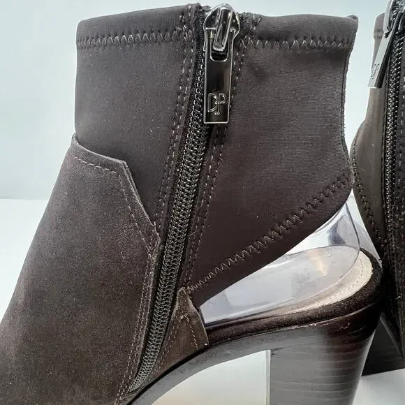 Donald J Pliner Women's Kleo Open Toe Ankle Bootie Size 9M Brown - Picture 6 of 13